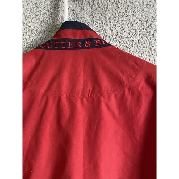 Cutter & Buck Mens Windbreaker XL Red Full Zip - Picture 13 of 16